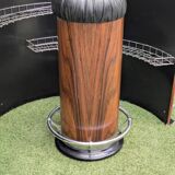 Rare : Bar Demi Lune Art déco Palissandre Marbre circa 1950 / 3 tabourets