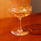 Old champagne glass