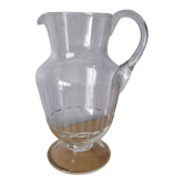 Pichet ancien en verre soufflé