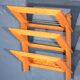 1980s wall-mounted magazine rack