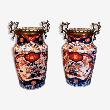 Pair of vases Japan period Meiji