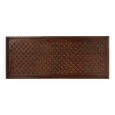Large carved Portugees Neo-Gothic oak wall panel, 1850s