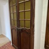 Antique double glass door