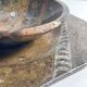 Ammonite Fossil Marble Placemat Bowl and Plate