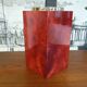 Ice Bucket or bottle cooler with brass details by Aldo Tura, Italy 1960s