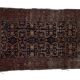 Vintage Turkish rug handmade 126x196 cm