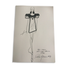 Fashion illustration by Paco Rabanne from the 90