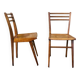 Pair of vintage bistro chairs, Stella Luterma, Circa 60'