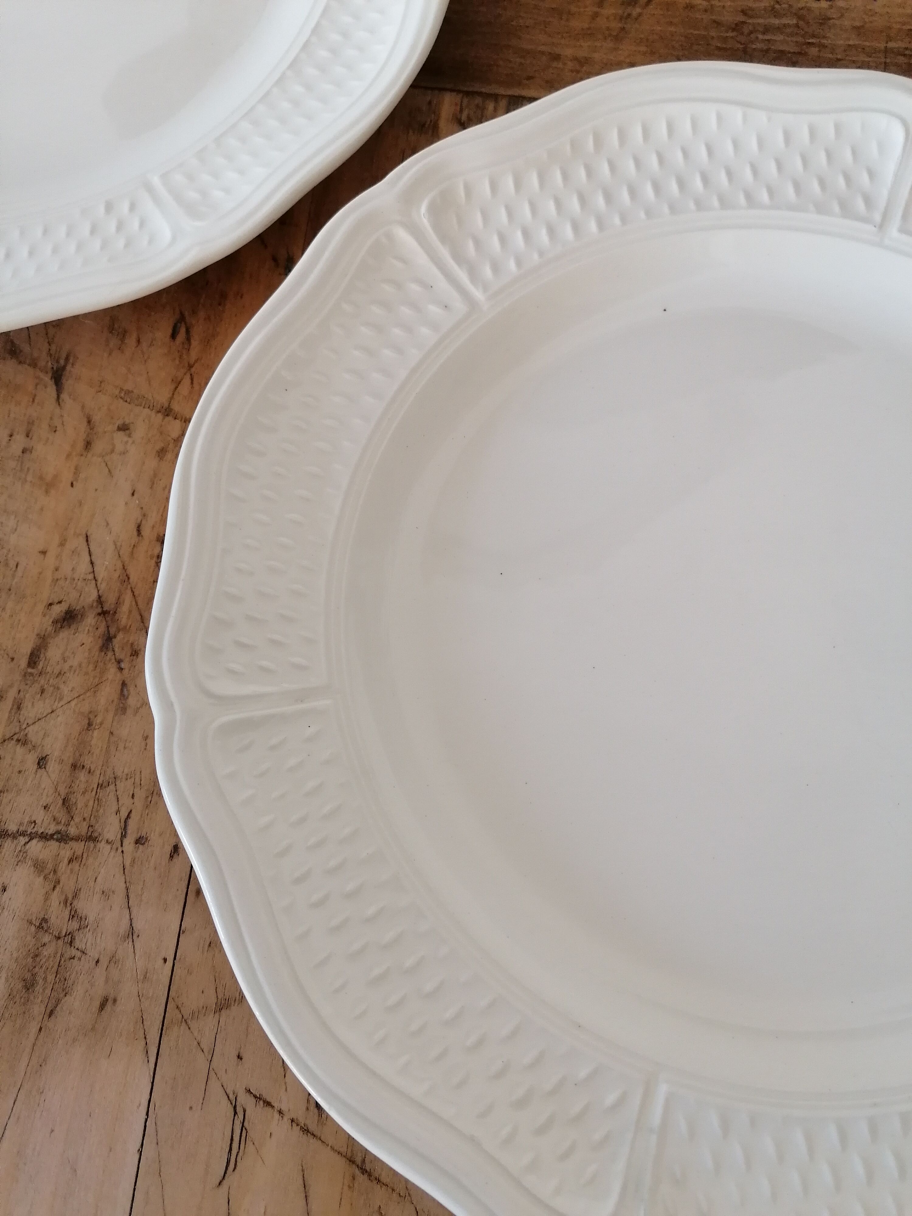 Gien Cabbage Bridge Earthen Dish