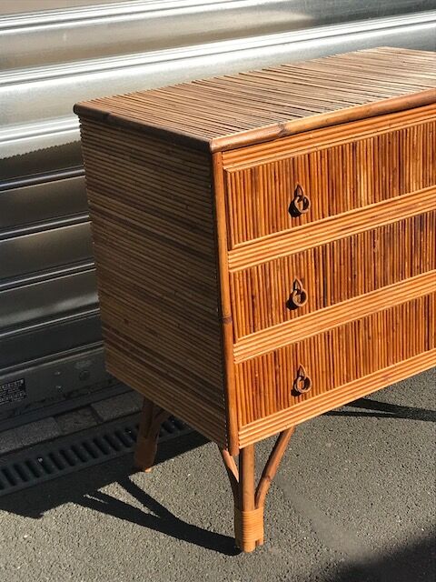 Rattan dresser