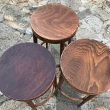 Suite of 3 stools by Bar Baumann 1950s