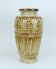 1960s 70s bay keramik VASE floorvase 72 40 beige and brown relief pattern