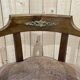 Regency style desk and armchair from the Napoleon III period - late 19th century