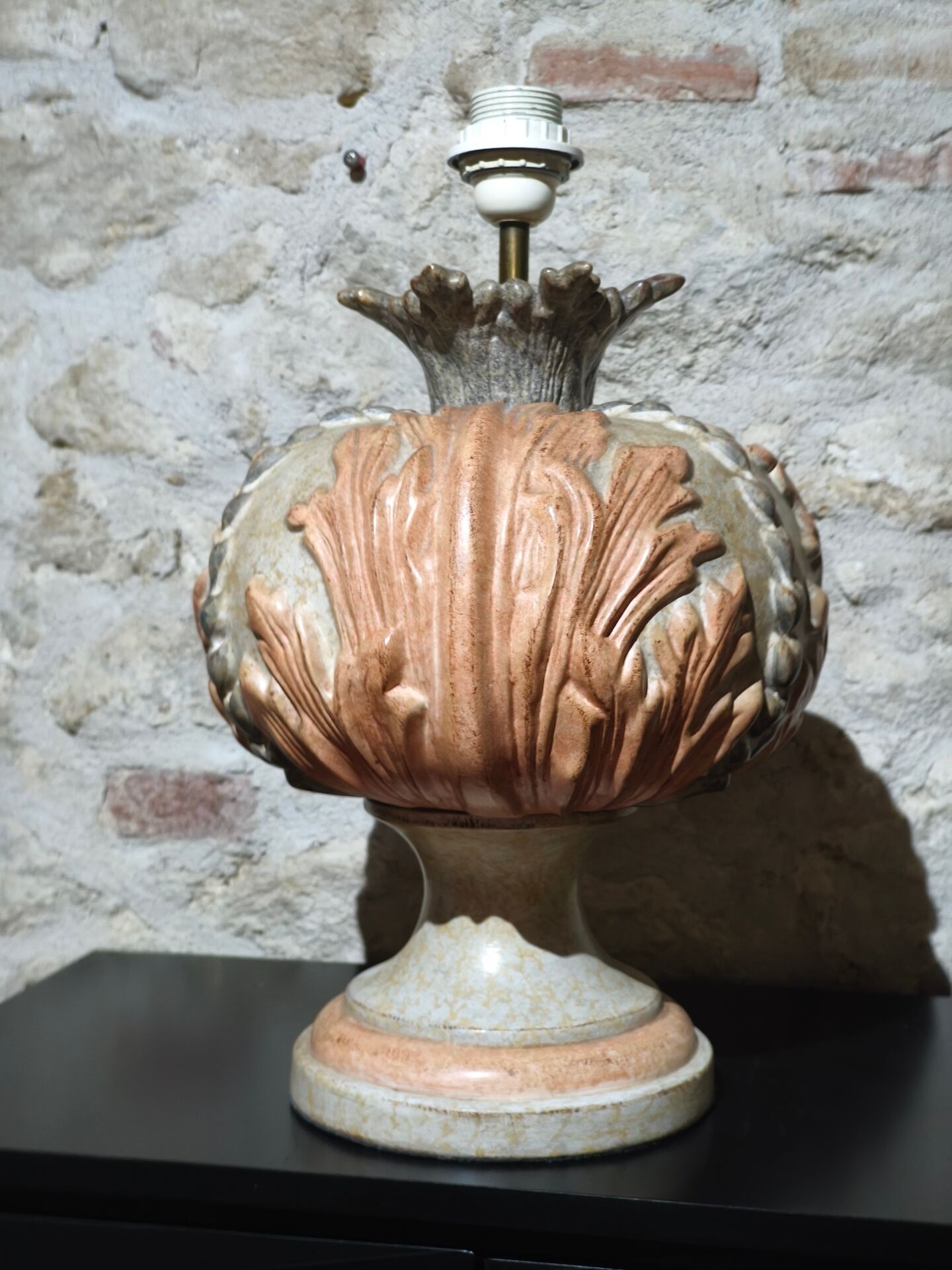 Neoclassical Urn Lamp Roche Bobois - Vintage 70s - Refurbished