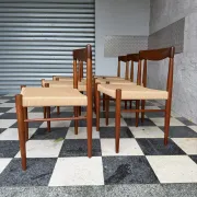 Set of 6 HW Klein chairs for Bramin