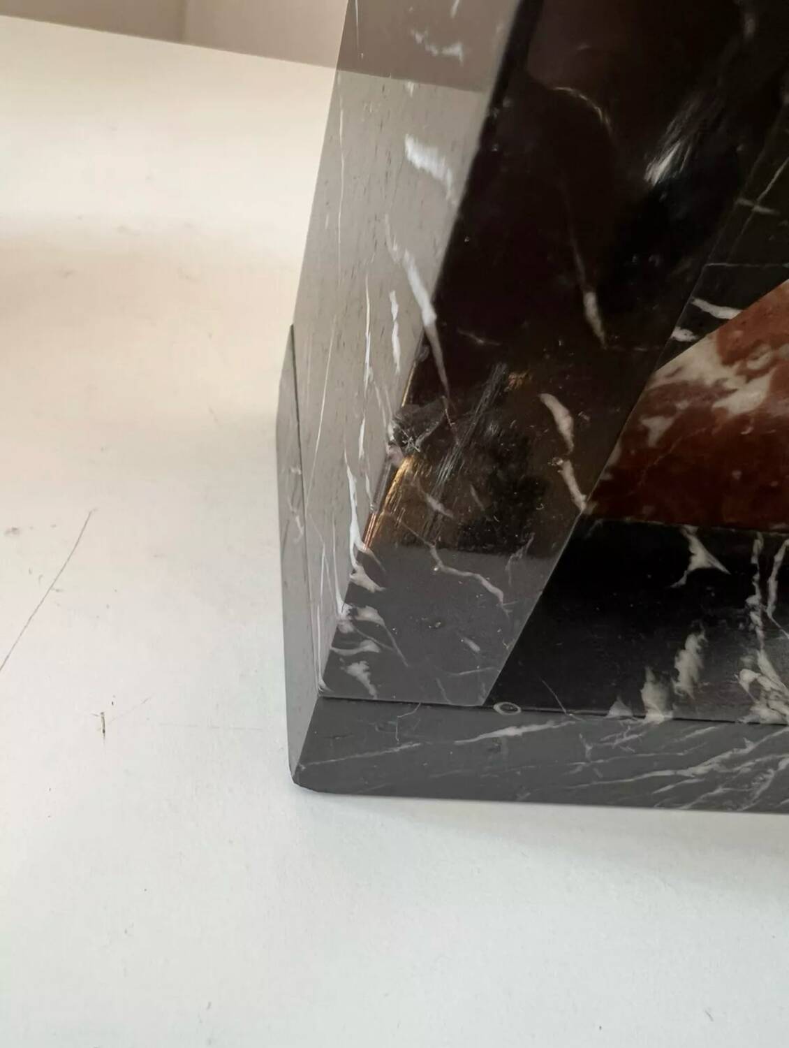 Pair of Art Deco marble bookends