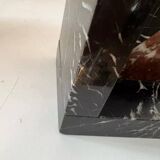 Pair of Art Deco marble bookends