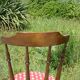 Chaises vintage aux pieds compas