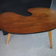 Table basse haricot vintage