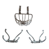 ENS.DE BATHROOM 2COAT RACKS/SOAP HOLDER SPONGES ART DECO/ NEW YORK