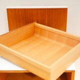 Table de nuit du milieu du siècle entièrement rénovée par Mojmír Požár, années 1960, Tchécoslovaquie