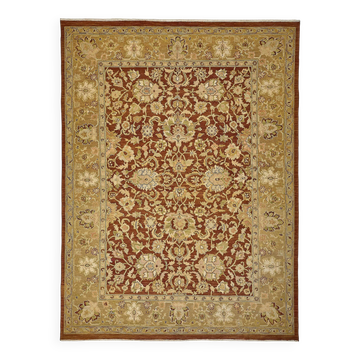 Turkish Handknotted Wool Oushak Rug 263 cm x 350 cm