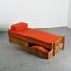 Lit banquette by Pierre Guariche, La Plagne, around 1965.