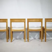 Danish Design Chairs in Teak by H.W. Klein for Bramin, Set of 4, 1960s
