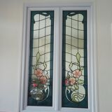 Window with stained glass windows