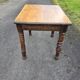 Old cherry wood desk table