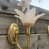 Set of 2 Banci Firenze Italy swan neck wall lights