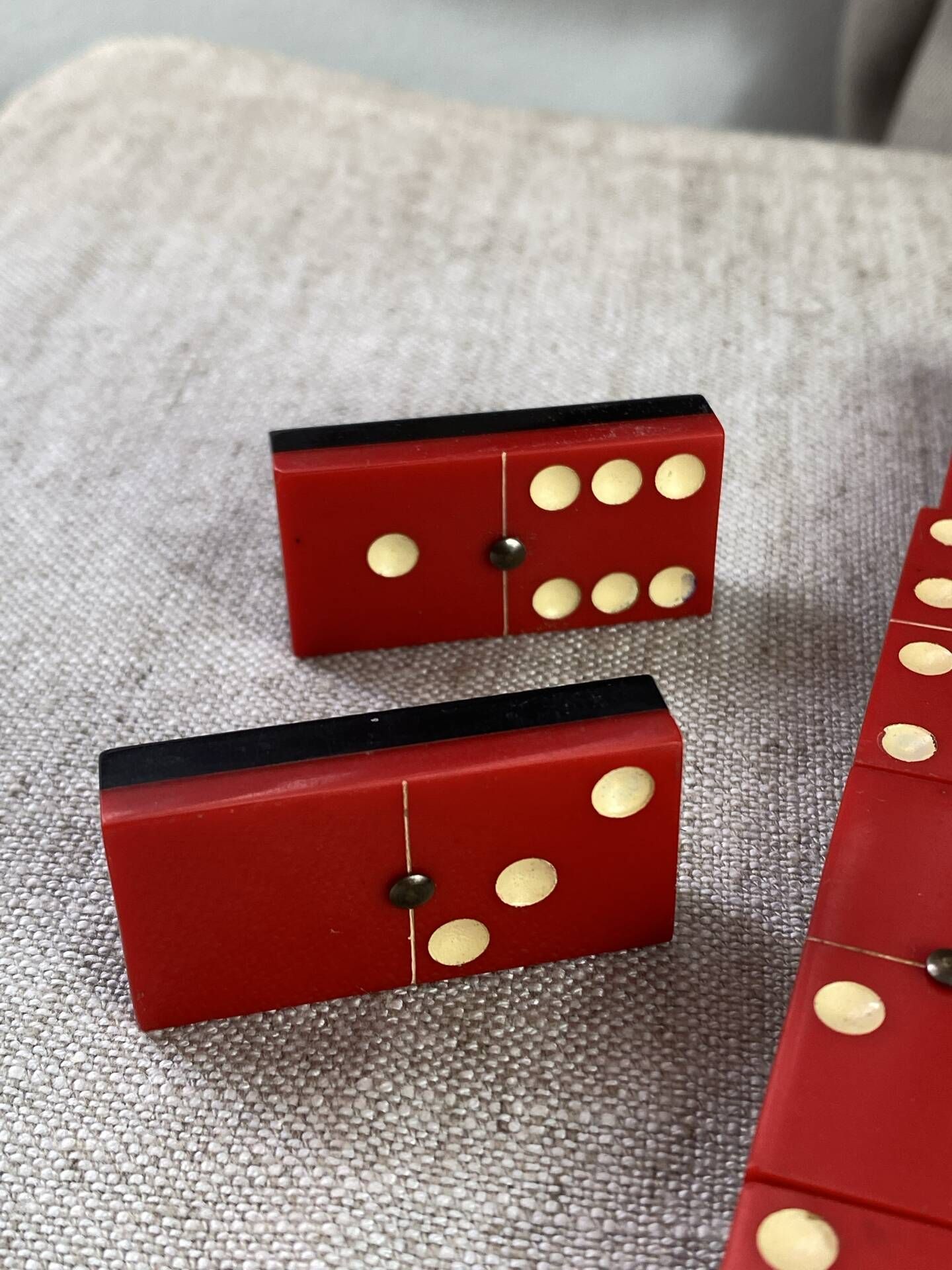 Bakelite domino set, 1930s