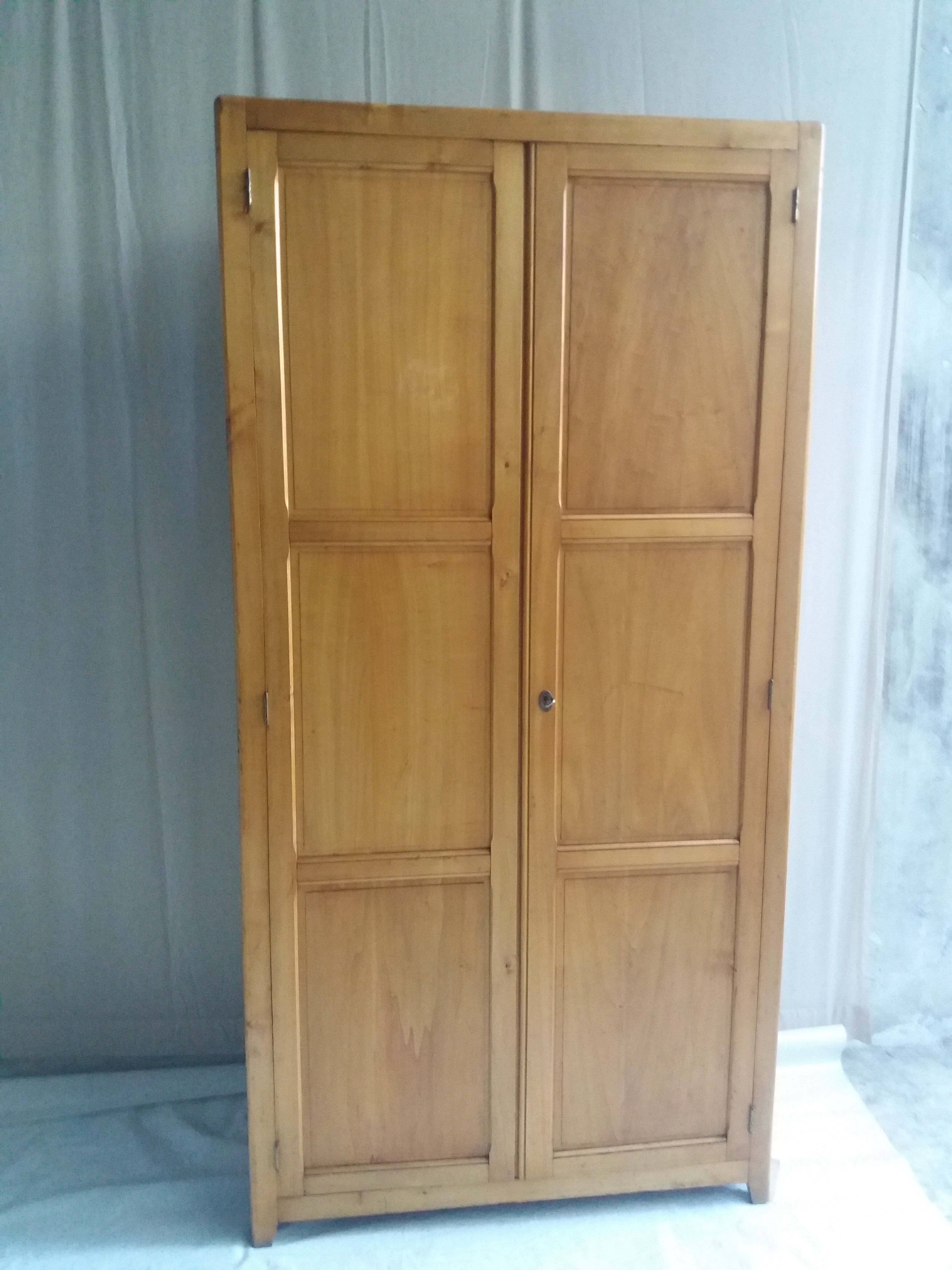 Vintage wooden wardrobe