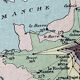 Map sheet - France, population and divisions - 27x37cm - 1