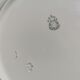 Half porcelain dish of Lunéville, Keller and Guérin, floral decoration.