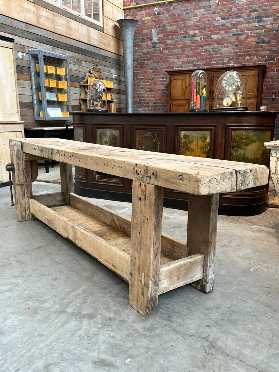 Very large workbench from the early 20th century.