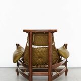 Jean Gillon "Jangada" Lounge Chair & Ottoman for Italma Wood Art, 1968