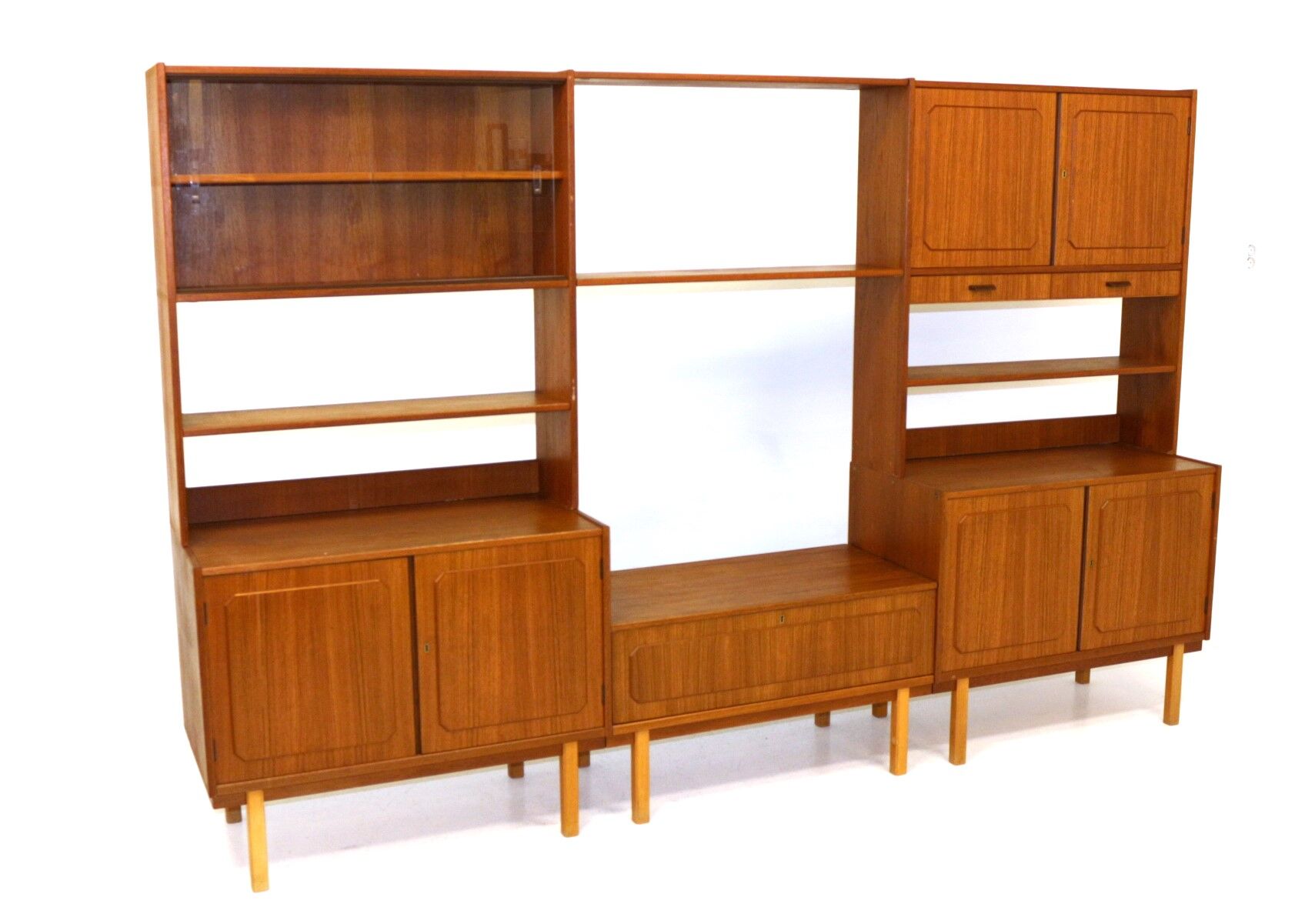 Teak "system" bookcase, Sweden, 1960