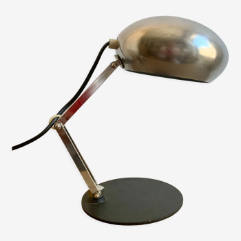 Lampe de bureau chromée Allemagne 1970