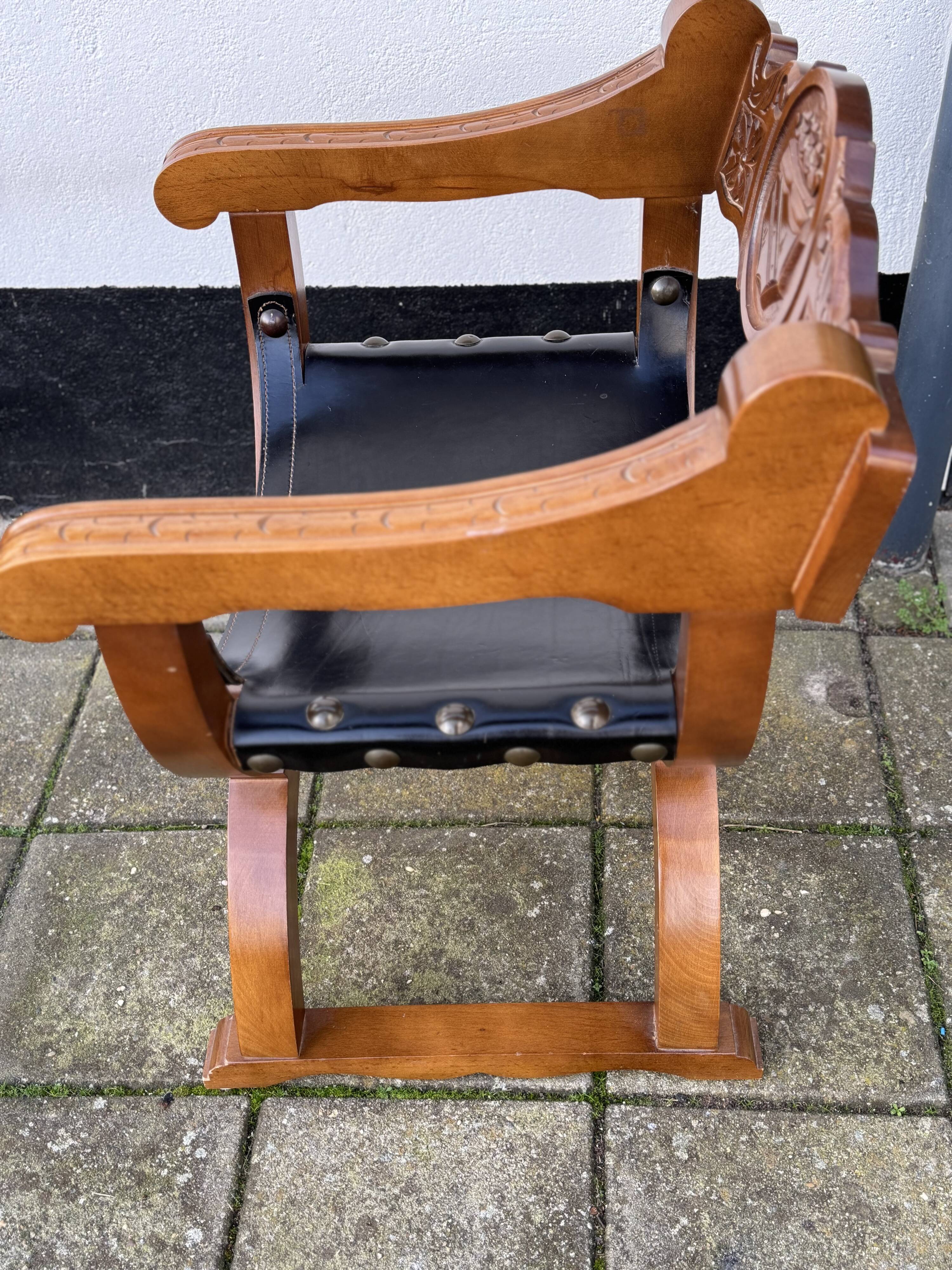 Savonarola Renaissance Revival Chair