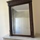 Large antique trumeau mirror in carved wood – 19th century / neoclassical style
