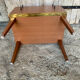 Antique Nightstand Scandinavian Wood Drawer + Vintage Case #E287