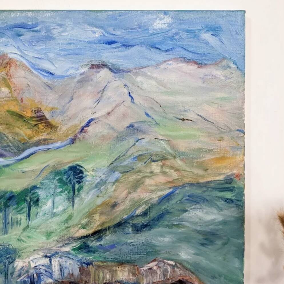 Vintage Majorca painting