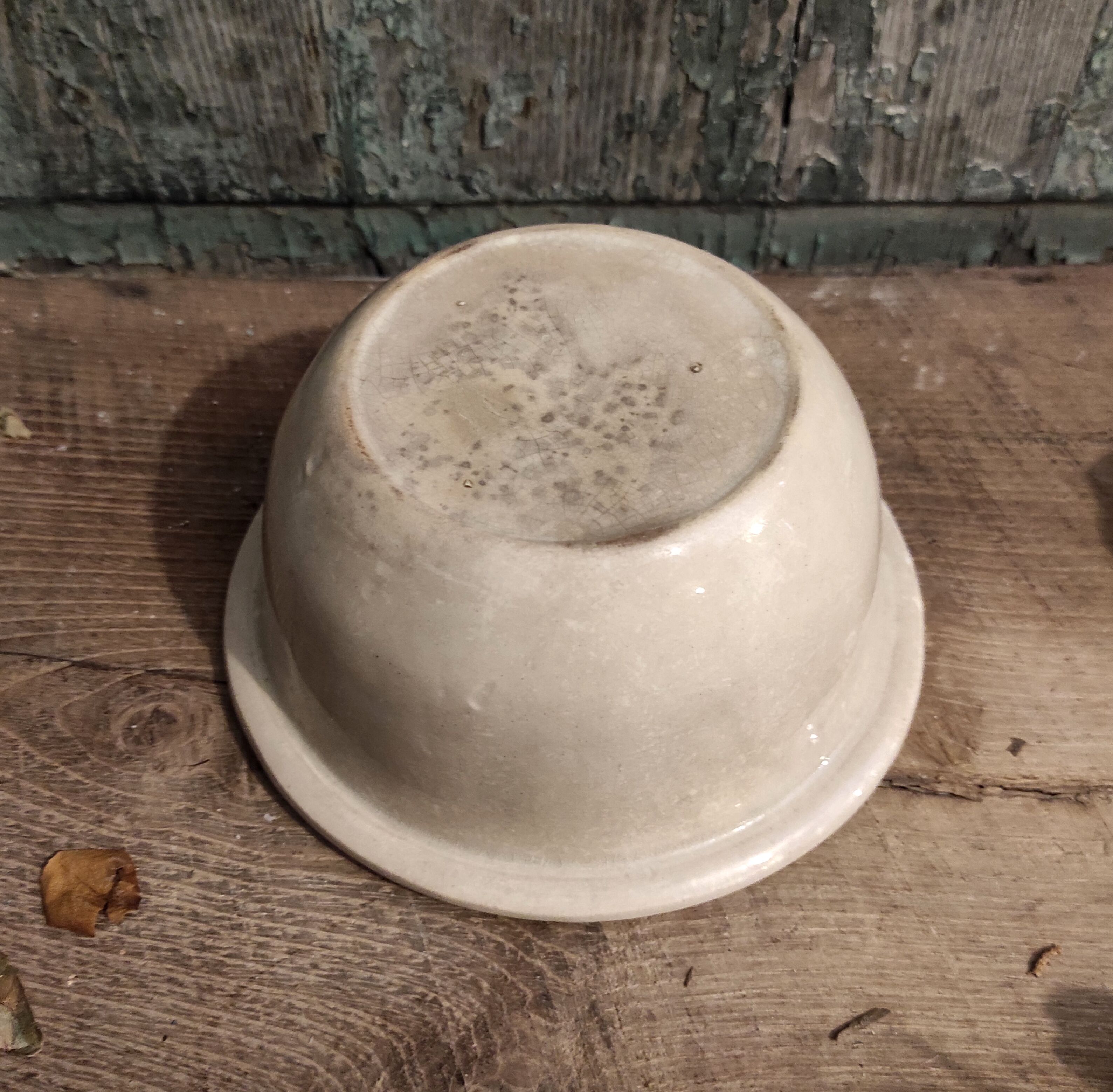 Ironstone vintage english jelly mold