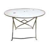 Old folding garden table