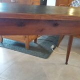 Executive office, black leather top