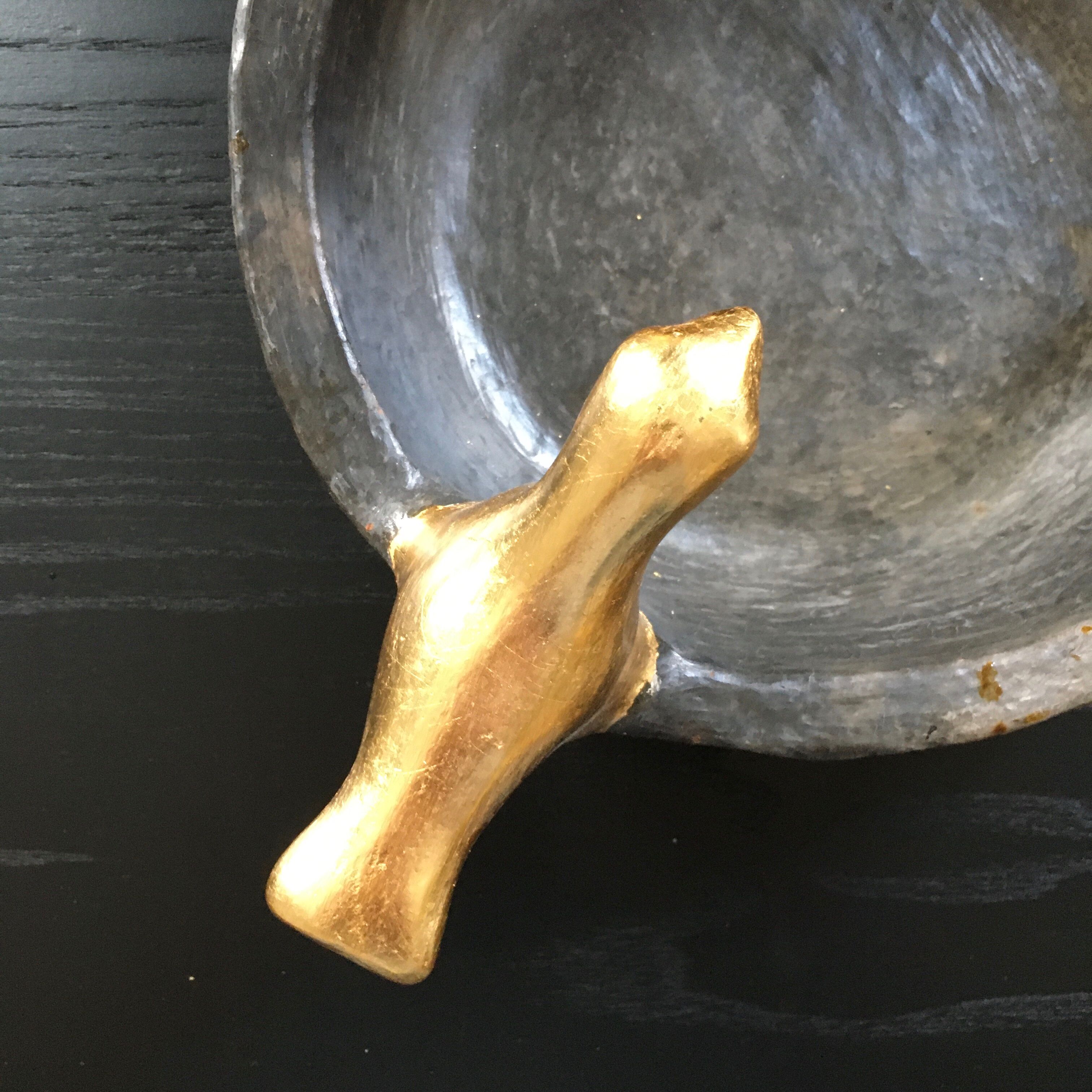 3 gold bird empty pocket