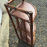 Rattan shelf