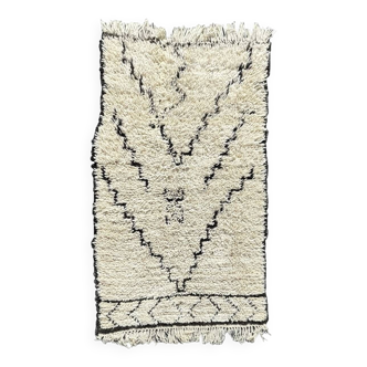 Moroccan Berber Rug Beni Ouarain Wool, 120x205 cm