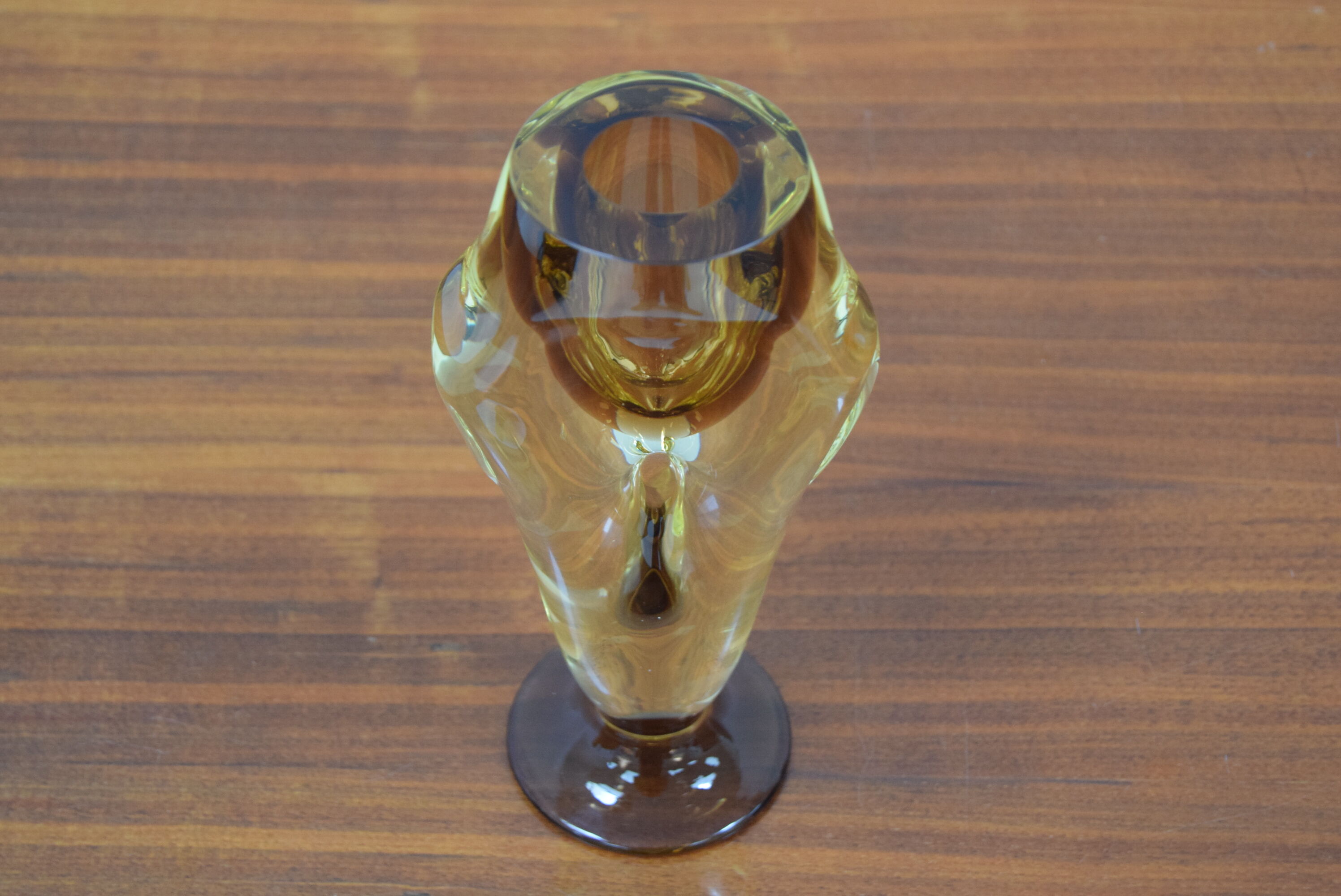 Mid-century Art Glass Vase,Chribska,1960's.